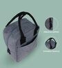 Stylish & Insulated Grey Nylon Lunch Bag