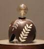 Stylish Bulb Brown Designer Clay Table Lamp
