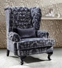 Stylish Button Design Single Seater Sofa