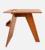 Stylish End Table in Teak Finish