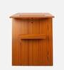 Stylish End Table in Teak Finish