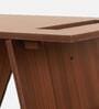 Stylish End Table in Walnut Teak Finish