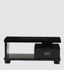 Stylish Glass Top Coffee Table in Black Colour