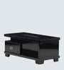 Stylish Glass Top Coffee Table in Black Colour