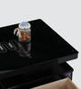 Stylish Glass Top Coffee Table in Black Colour