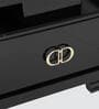 Stylish Glass Top Coffee Table in Black Colour