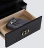 Stylish Glass Top Coffee Table in Black Colour