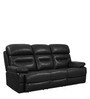 Stylo 3 Seater Recliner Set in Black Colour