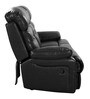Stylo 3 Seater Recliner Set in Black Colour