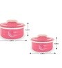 Stylus Pink Plastic & Steel Thermoware Casserole (Set of 2)