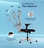 Stylux Breathable Mesh Ergonomic Chair with 4D Armrests