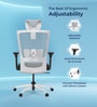 Stylux Breathable Mesh Ergonomic Chair with 4D Armrests