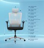 Stylux Breathable Mesh Ergonomic Chair with 4D Armrests