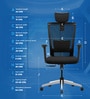 Stylux SmartGRID Ergonomic Chair In Black Colour