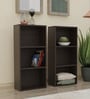 Styx Queen Size Bed With Box Storage & 2 Bedside Tables In Wenge Finish