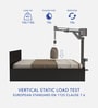 Styx Queen Size Bed With Box Storage & 2 Bedside Tables In Wenge Finish