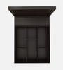 Styx Queen Size Bed With Box Storage & 2 Bedside Tables In Wenge Finish