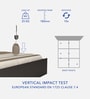 Styx Queen Size Bed With Box Storage & 2 Bedside Tables In Wenge Finish