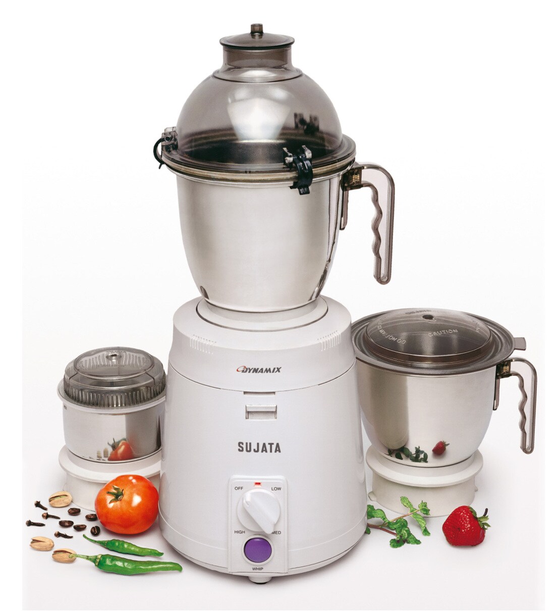 Buy Sujata 3 Jars 900W Purple Mixer Grinder (Model No DYNAMIX) Online
