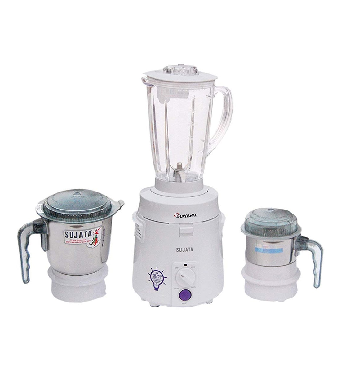 Buy Sujata 3 Jars 900W White Juicer Mixer Grinder (Model No SUPERMIX