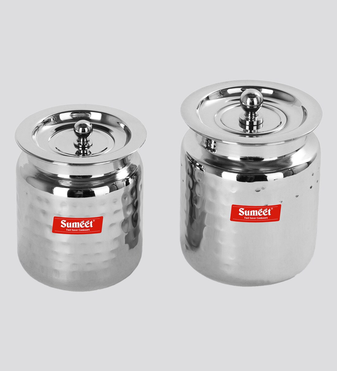 Buy Stainless Steel Silver (Set Of 2, 400ml , 600ml) Oil & Ghee