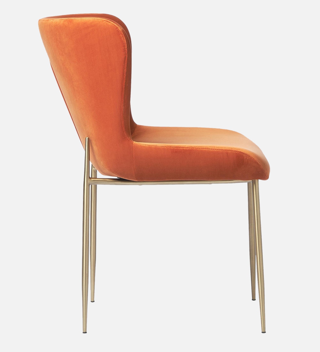 Orange best sale dining chairs