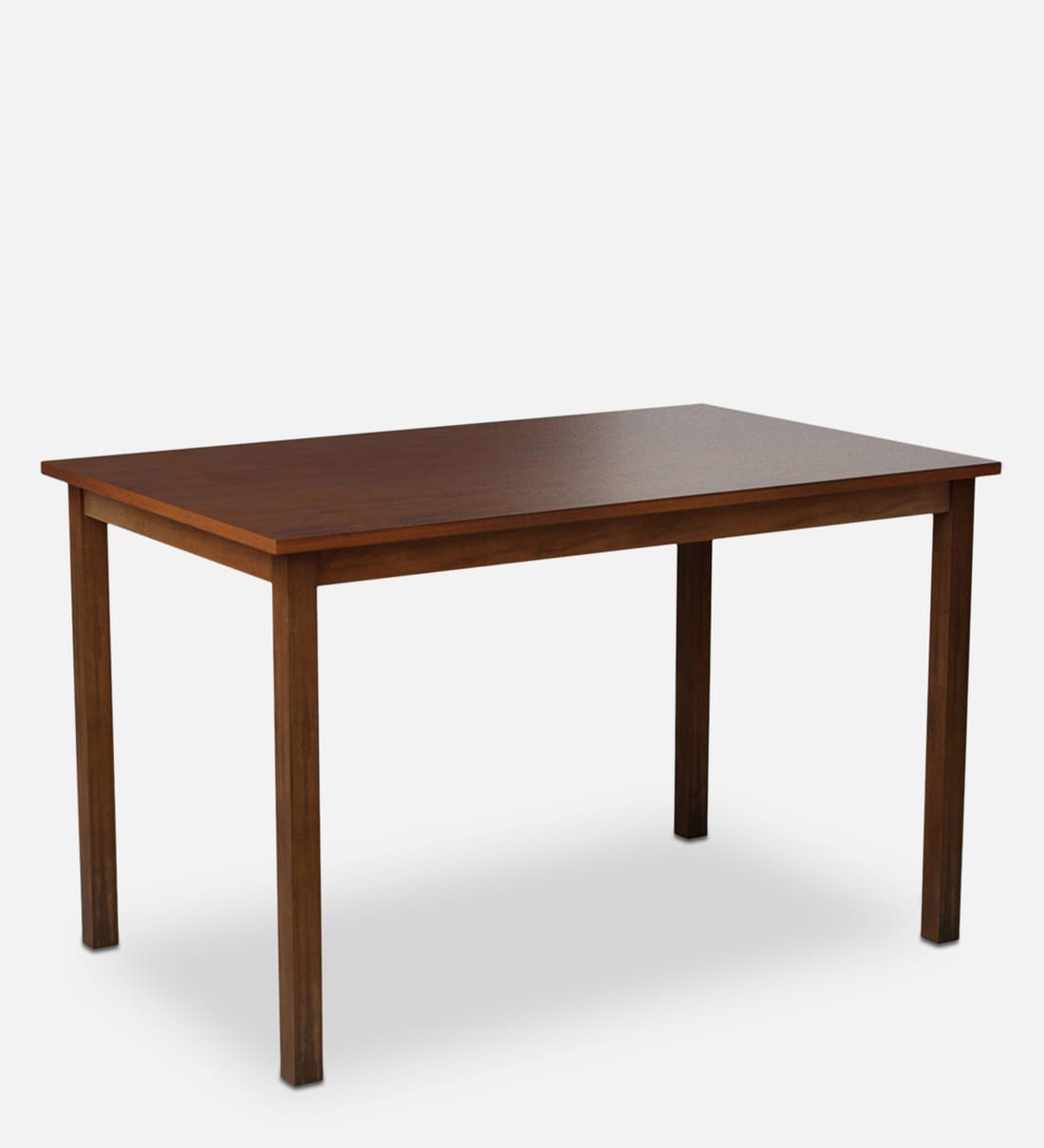 Buy Sutlej Solid Wood 4 Seater Dining Table in Brown Finish by home