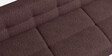 Suez Fabric 3 Seater Sofa In Brown Colour With Arms
