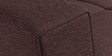 Suez Fabric 3 Seater Sofa In Brown Colour With Arms