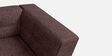 Suez Fabric 3 Seater Sofa In Brown Colour With Arms