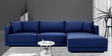 Northern Fabric LHS Sectional Sofa In Royal Blue Colour