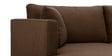 Northern Fabric RHS Sectional Sofain Coffee Brown Colour