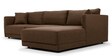 Northern LHS 6 Seater Sectional Sofa In Coffee Brown Colour