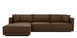 Northern Fabric RHS Sectional Sofain Coffee Brown Colour
