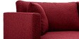 Northern RHS 6 Seater Sectional Sofa In Blood Maroon Colour
