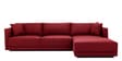 Northern LHS 6 Seater Sectional Sofa In Blood Maroon Colour