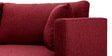 Northern LHS 6 Seater Sectional Sofa In Blood Maroon Colour