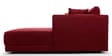 Northern LHS 6 Seater Sectional Sofa In Blood Maroon Colour