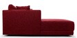 Northern RHS 6 Seater Sectional Sofa In Blood Maroon Colour