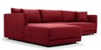 Northern RHS 6 Seater Sectional Sofa In Blood Maroon Colour