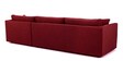 Northern LHS 6 Seater Sectional Sofa In Blood Maroon Colour