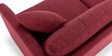Northern RHS 6 Seater Sectional Sofa In Blood Maroon Colour