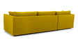 Northern RHS 6 Seater Sectional Sofa In Bold Yellow Colour