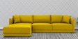 Northern RHS 6 Seater Sectional Sofa In Bold Yellow Colour