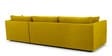 Northern LHS 6 Seater Sectional Sofa In Bold Yellow Colour