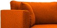 Northern RHS 6 Seater Sectional Sofa In Vivid Orange Colour