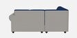 Sungy Fabric RHS Sectional Sofa In Blue & grey Finish