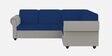 Sungy Fabric RHS Sectional Sofa In Blue & grey Finish