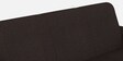 Supreme Adv Fabric 3 Seater Sofa In Dark Brown Colour