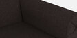 Supreme Adv Fabric 3 Seater Sofa In Dark Brown Colour